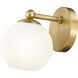 Neoma 1 Light 5.25 inch Modern Gold Wall Sconce Wall Light