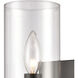 Oakland 1 Light 6 inch Black Vanity Light Wall Light