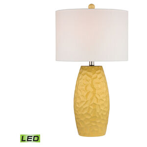 Gorey 27 inch 9.5 watt Sunshine Yellow Table Lamp Portable Light in LED