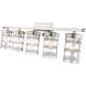 Archer 5 Light 38 inch Polished Nickel Vanity Wall Light