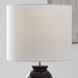 Drew & Jonathan Buckley 27.38 inch 9.00 watt Gloss Black Table Lamp Portable Light
