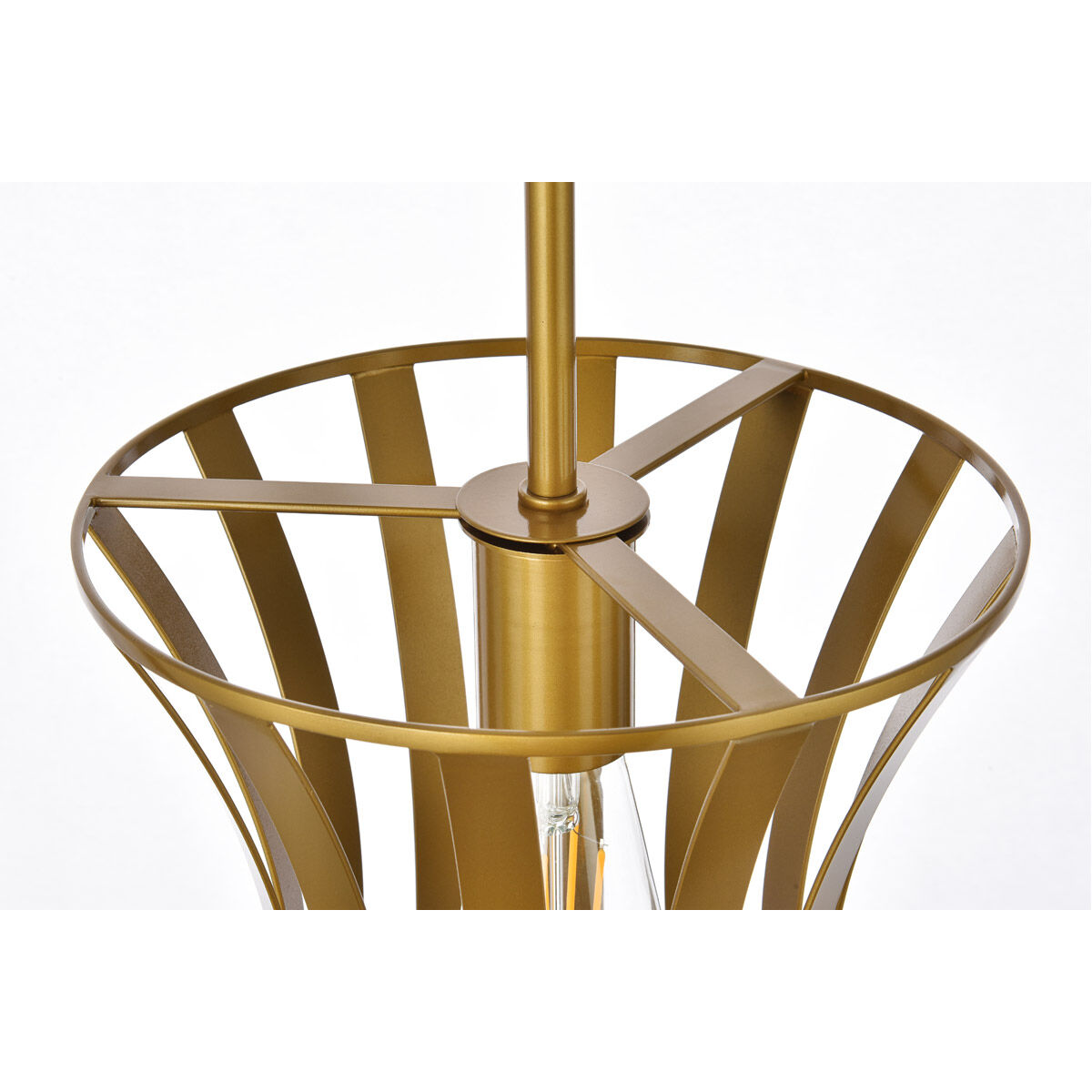 Lily 1 Light 10 inch Brass Pendant Ceiling Light