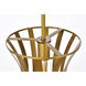 Lily 1 Light 10 inch Brass Pendant Ceiling Light