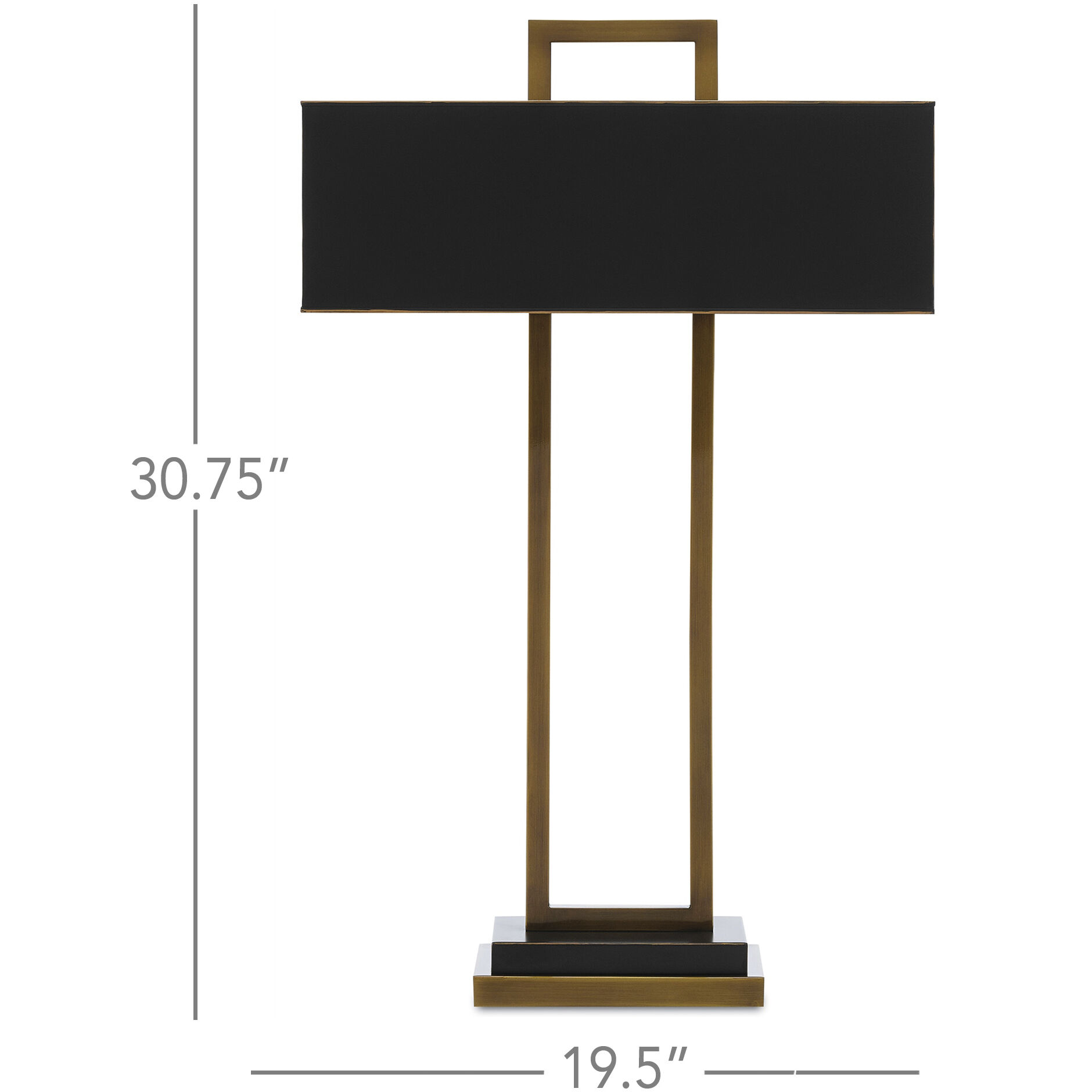 Otto 30.75 inch 40 watt Antique Brass/Oil Rubbed Bronze Table Lamp Portable Light