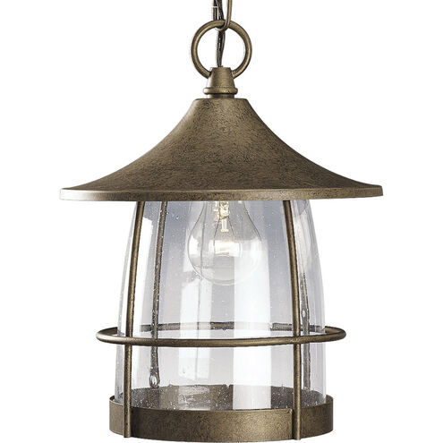 Prairie 1 Light 10 inch Burnished Chestnut Outdoor Hanging Lantern