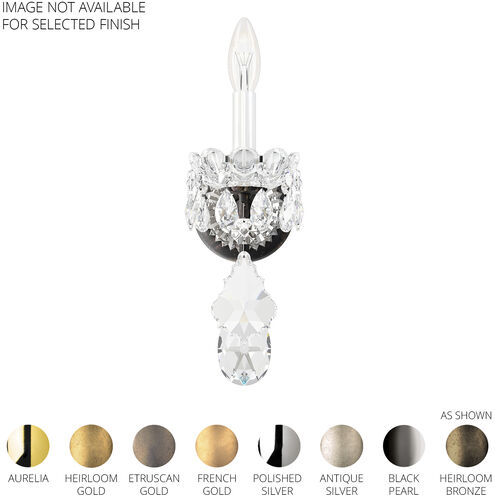 New Orleans 1 Light 6 inch Black Pearl Wall Sconce Wall Light in Radiance