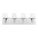 Anglo 4 Light 26 inch Chrome Vanity Light Wall Light