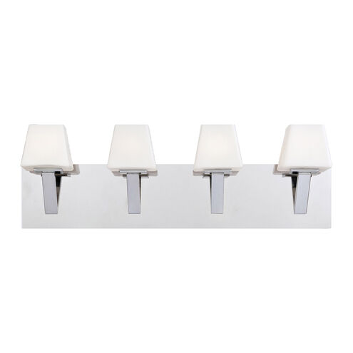 Anglo 4 Light 26 inch Chrome Vanity Light Wall Light