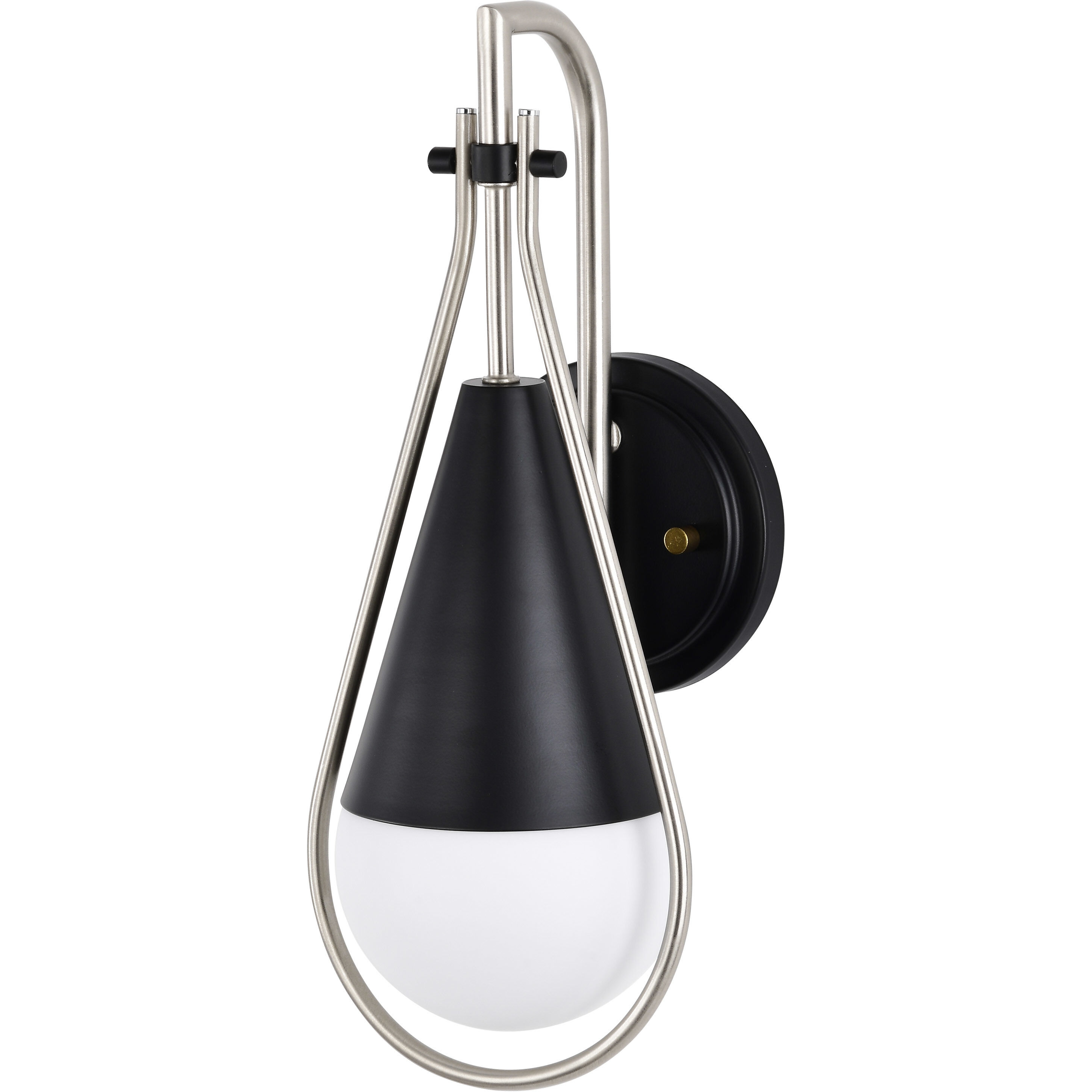 Admiral 1 Light 6.5 inch Matte Black Wall Sconce Wall Light