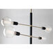 Astrid 4 Light 24 inch Aged Brass Chandelier Ceiling Light