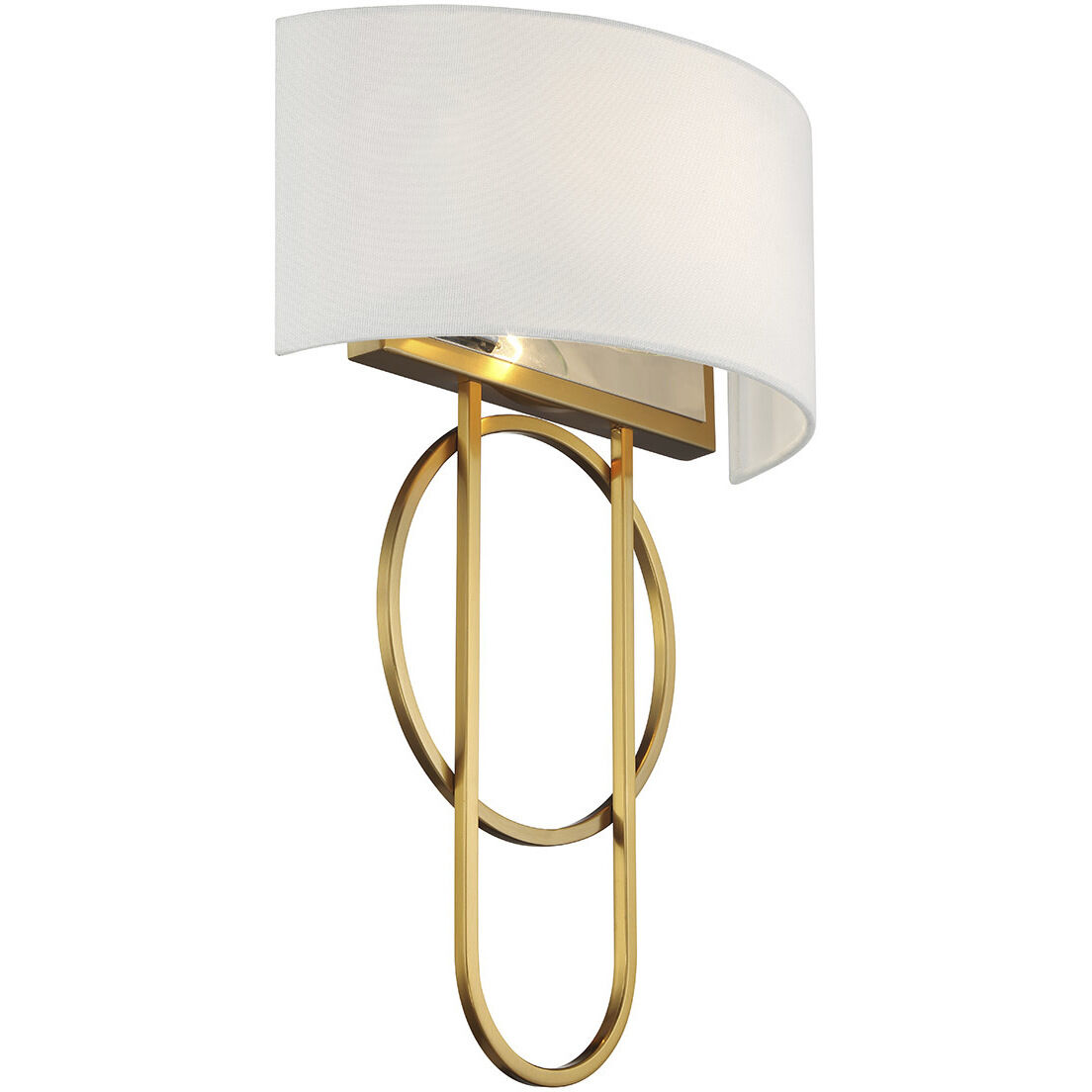 Tempe 2 Light 12 inch Warm Brass Sconce Wall Light