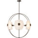 Astra 6 Light 31.7 inch Dark Smoke Pendant Ceiling Light, Small