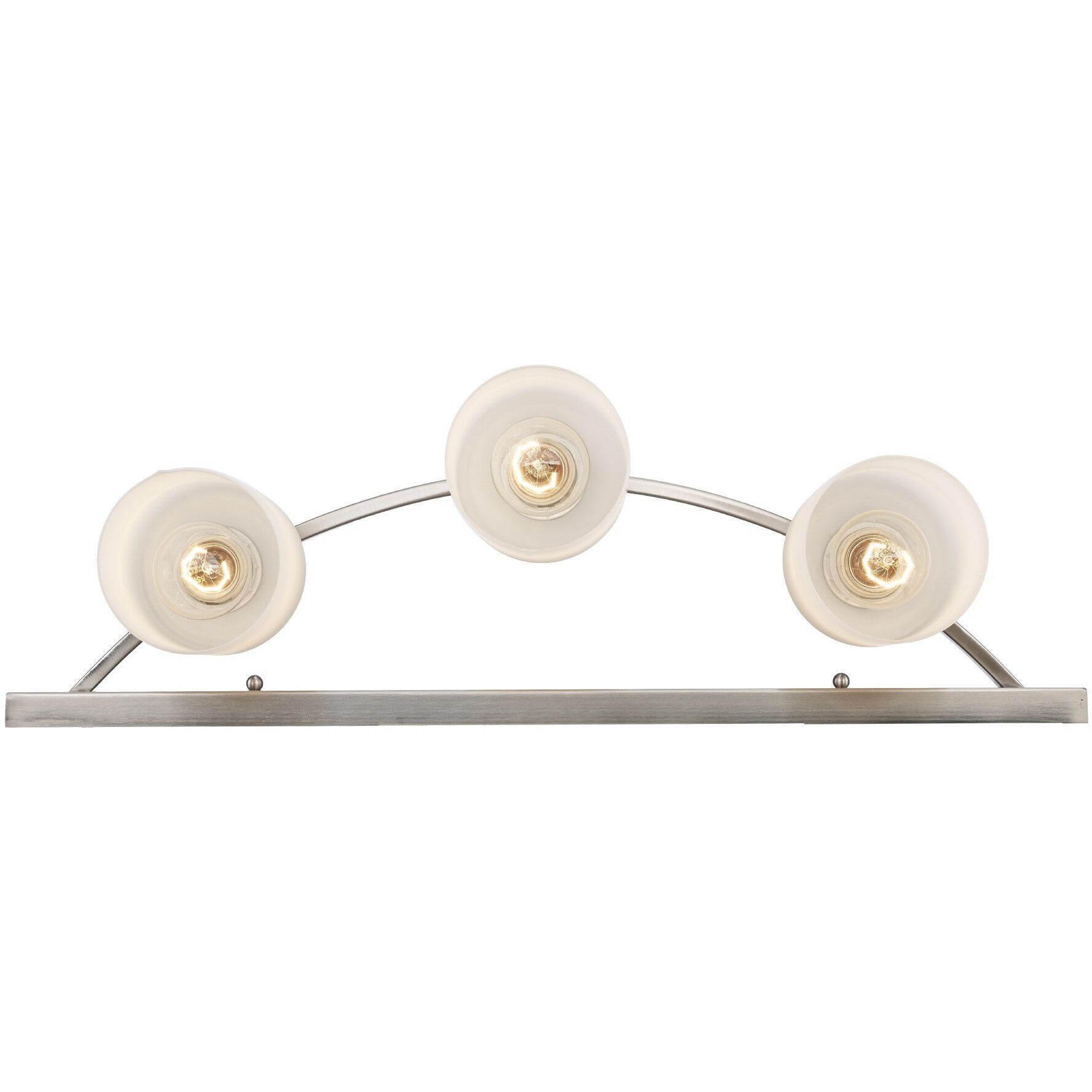 Moonlight 3 Light 24 inch Brushed Nickel Reversible Bath Vanity Bar Wall Light