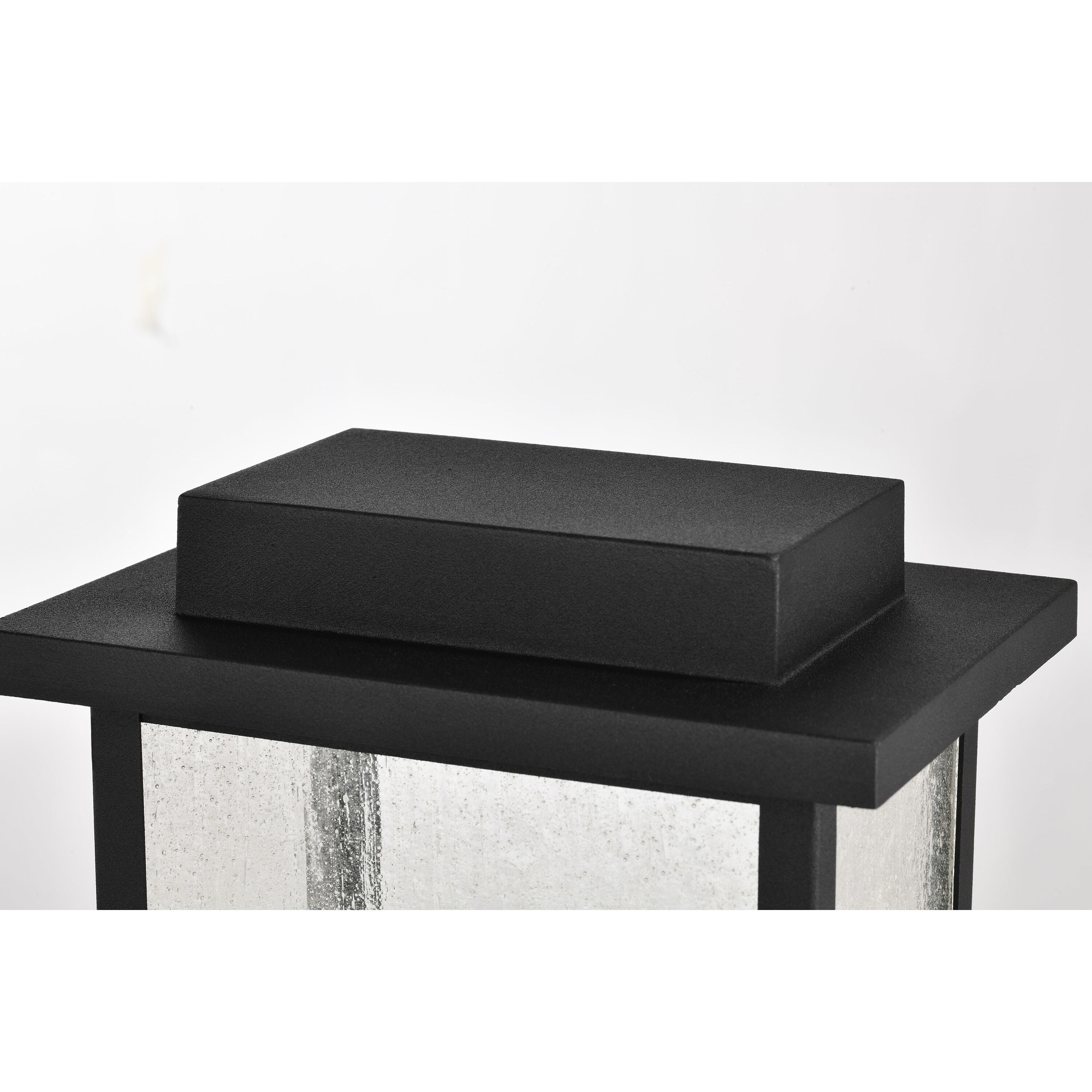 Sullivan 17 inch Matte Black Post Lantern