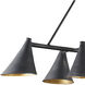 Culpepper 6 Light 48 inch French Black Chandelier Ceiling Light