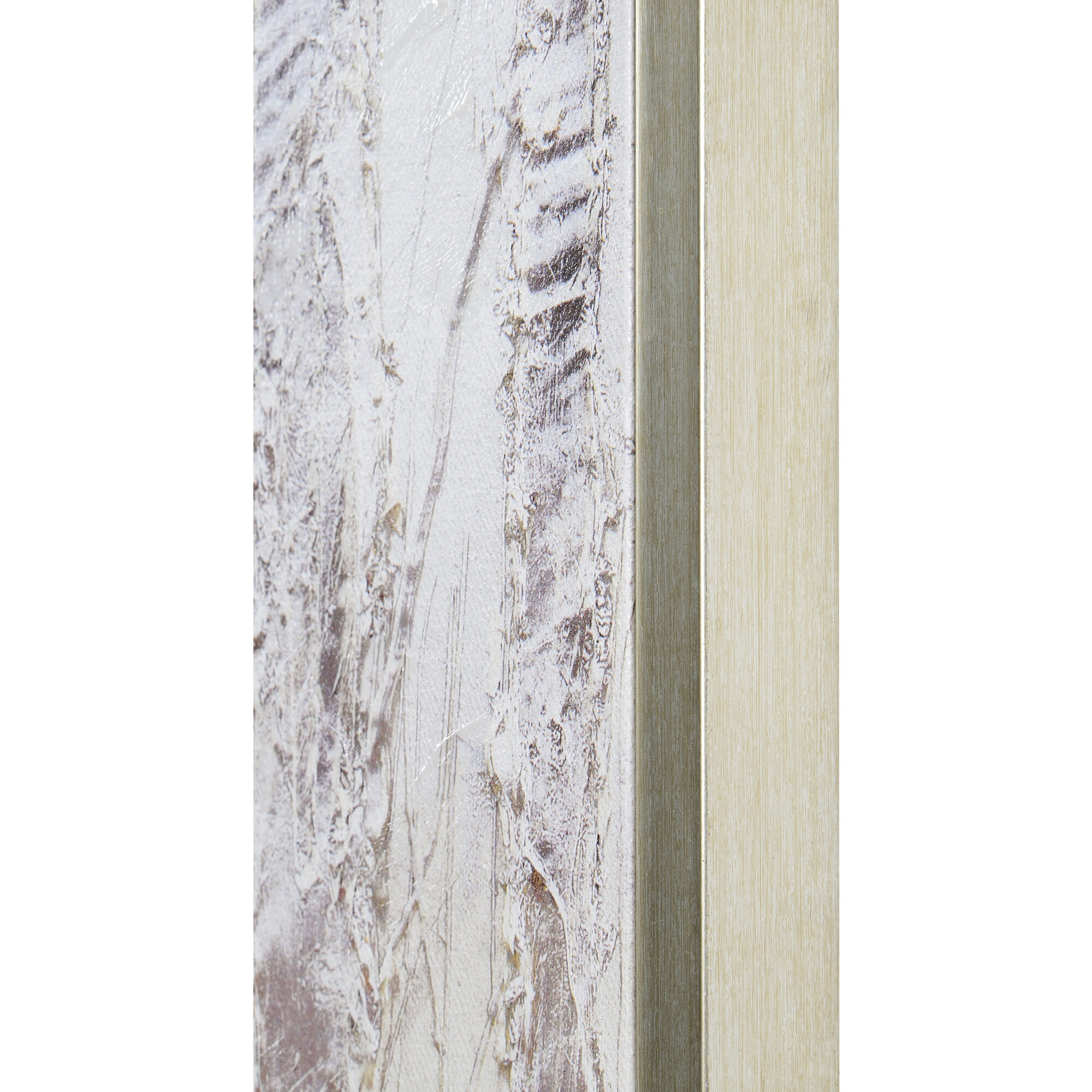 Anouska Grey/Off-White Canvas Art