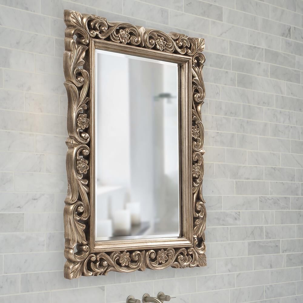 Chateau 42 X 31 inch French Pewter Wall Mirror