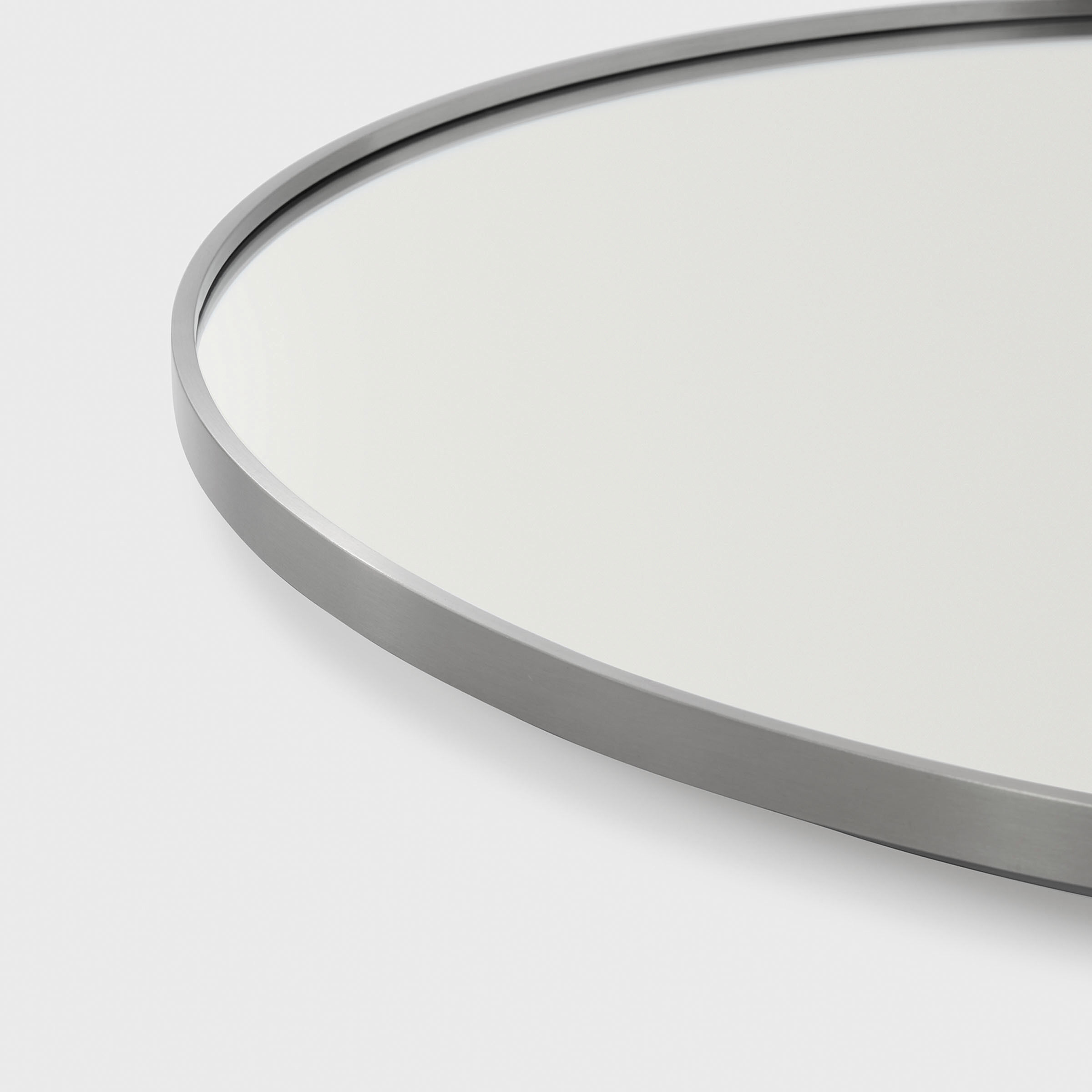 Cadre 30 X 30 inch Brushed Nickel Backlit Wall Mirror