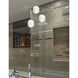 Peri LED 12 inch Aged Brass Multi Pendant Ceiling Light