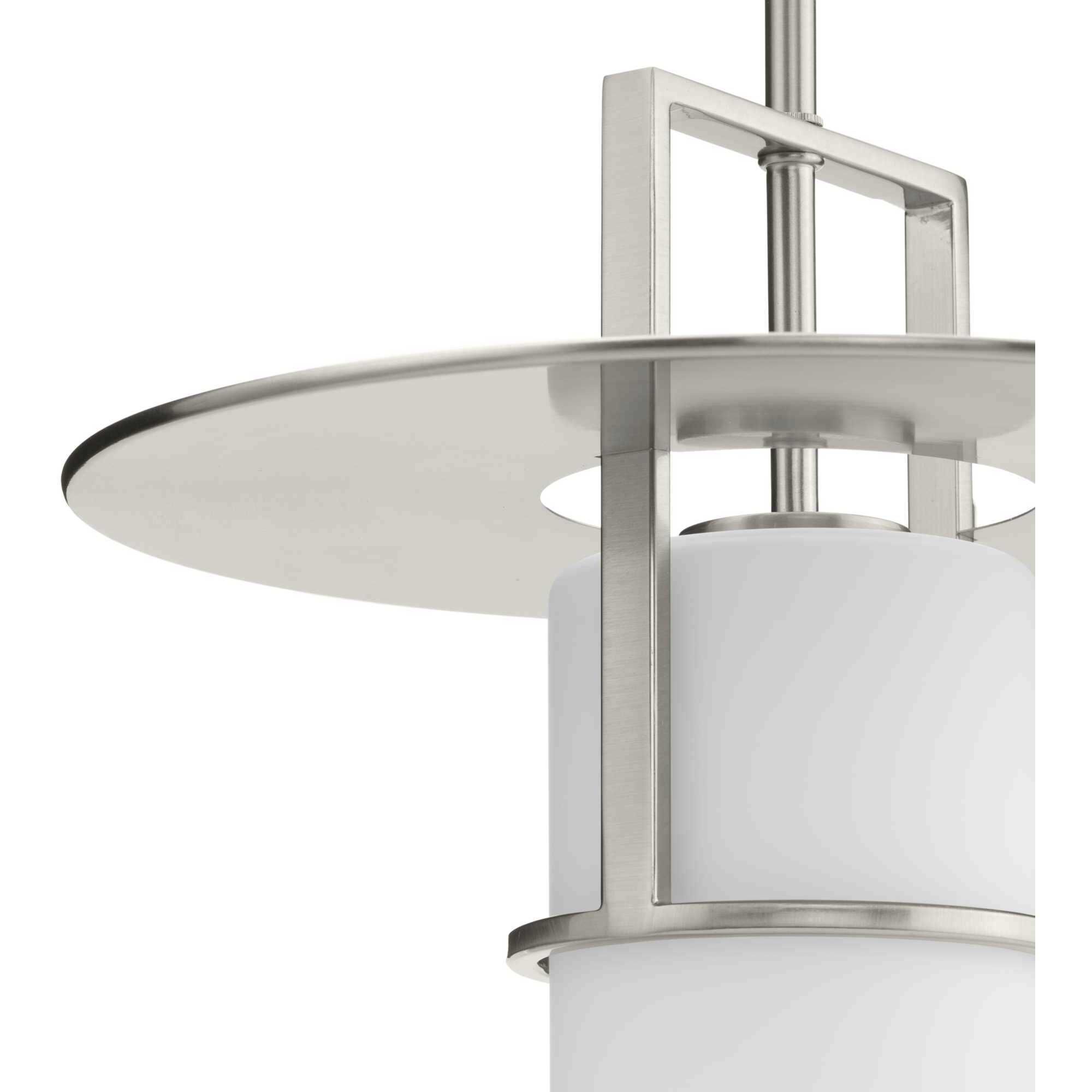 Mystic 1 Light 14 inch Brushed Nickel Pendant Ceiling Light in Burnished Nickel