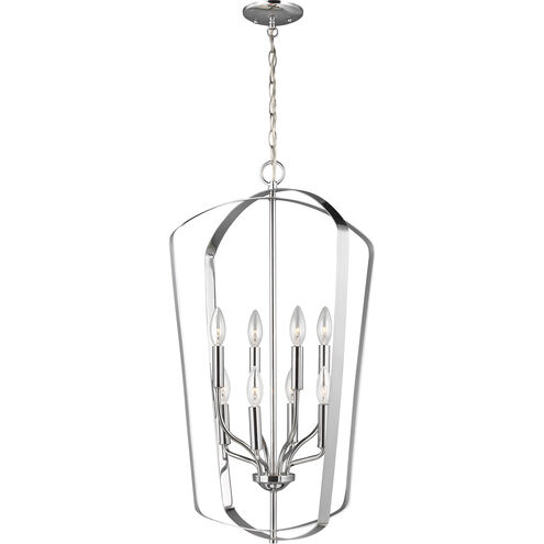 Romee 8 Light 18 inch Chrome Foyer Pendant Ceiling Light, Large