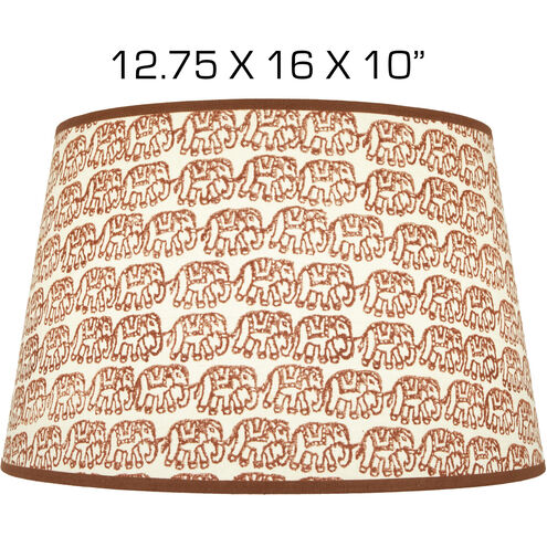 Abbey Rose Rust 16 inch Shade