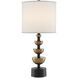 Chastain 28.75 inch 150 watt Antique Brass/Black Table Lamp Portable Light