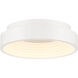 Conc LED 15 inch Matte White Flush Mount Ceiling Light