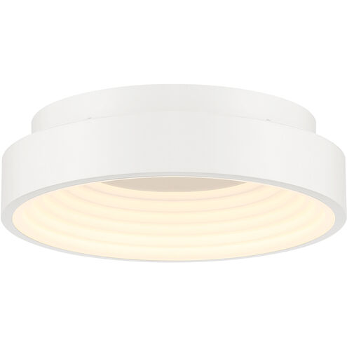 Conc LED 15 inch Matte White Flush Mount Ceiling Light