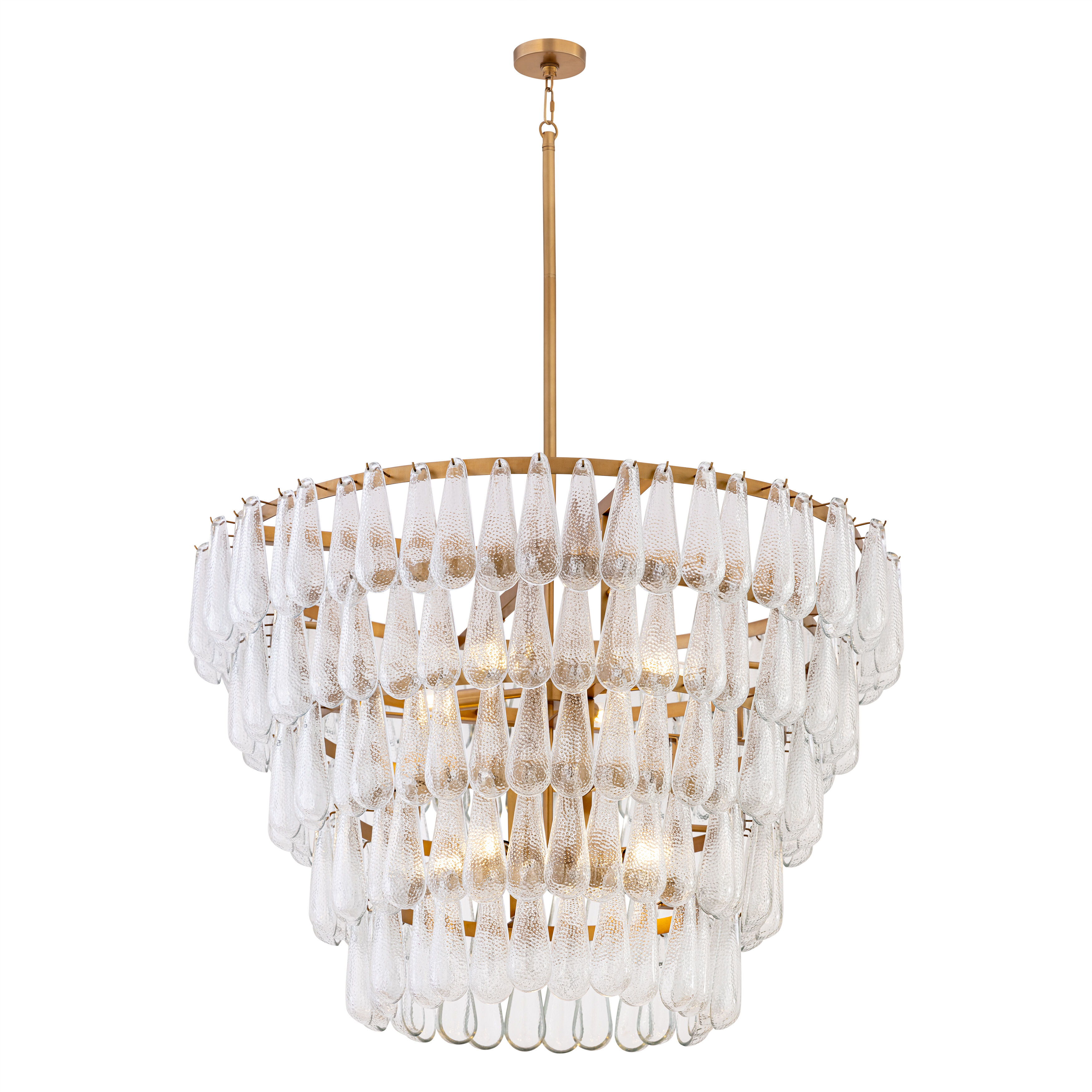 Vionne 8 Light 35 inch Legacy Brass Pendant Ceiling Light