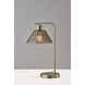 Zoe 20 inch 40.00 watt Antique Brass Desk Lamp Portable Light