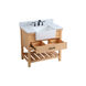 Clement 36 X 22 X 34 inch Natural Wood Bathroom Vanity Cabinet