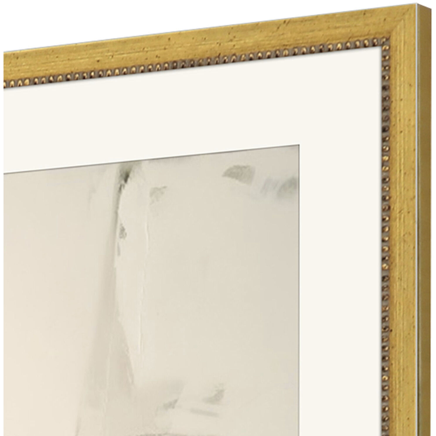 Lovely Landscape Beige and Black and Brown and Green Framed Art