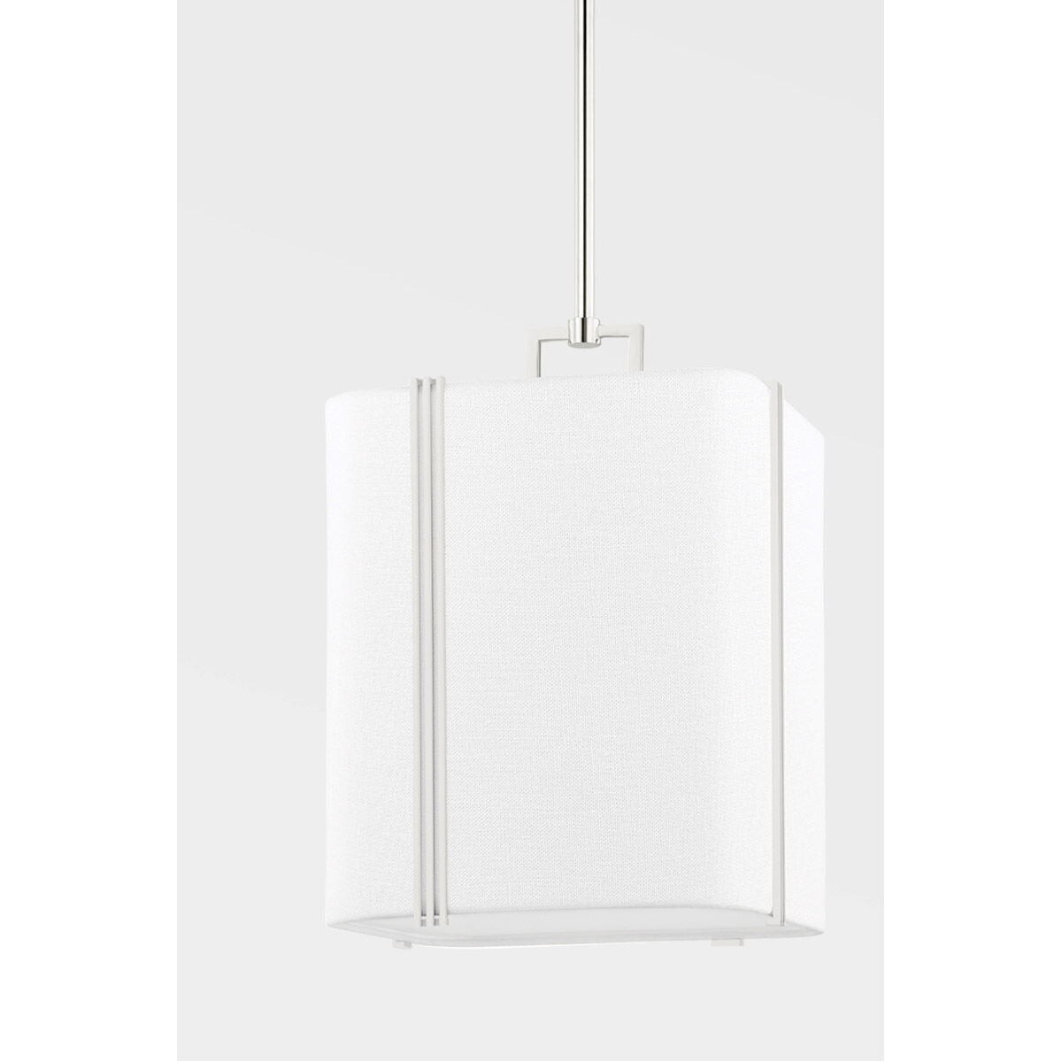 Downing 1 Light 13.25 inch Polished Nickel Pendant Ceiling Light, Small