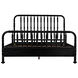 Bachelor Hand Rubbed Black Bed, Eastern King