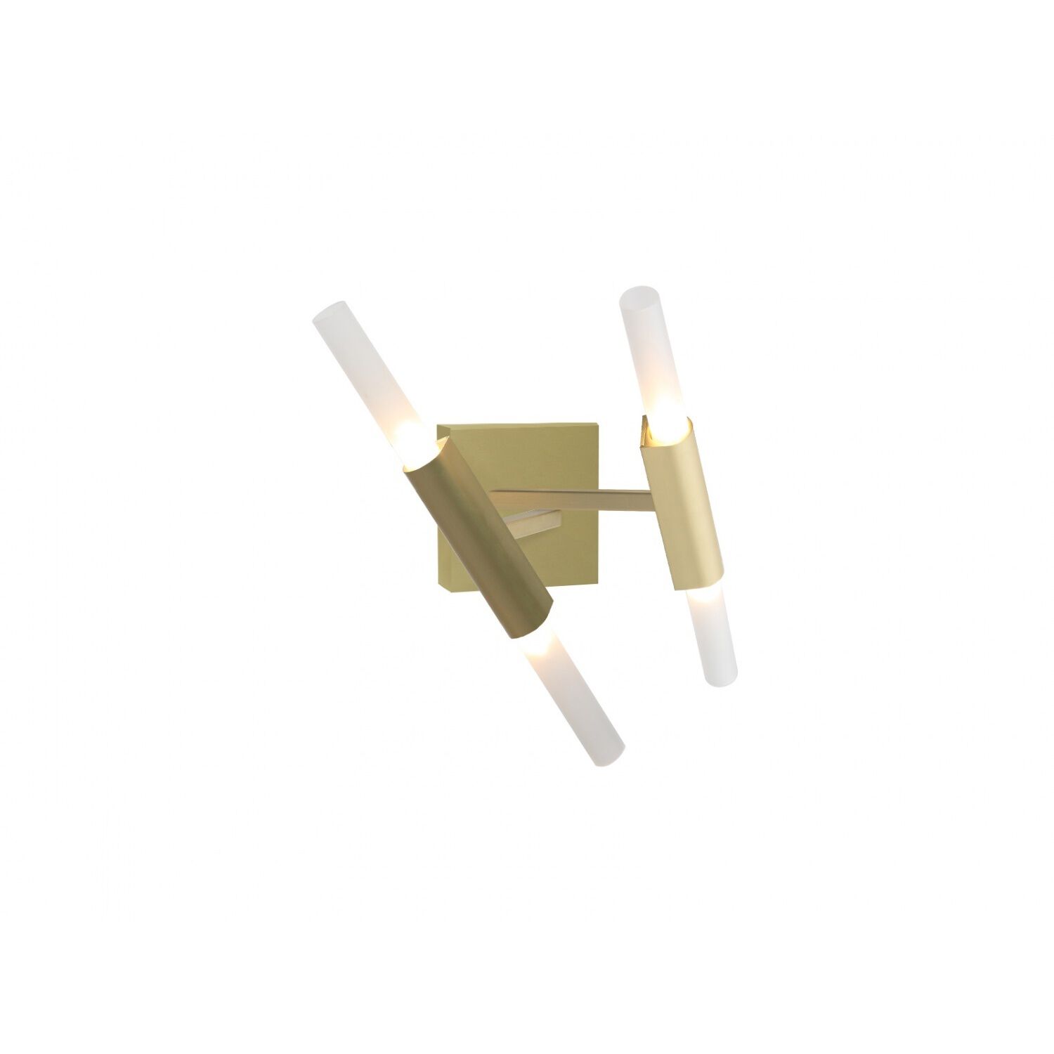 San Vicente Blvd. Wall Sconce Wall Light in Brushed Brass