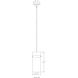 Fontaine 1 Light 6.5 inch Matte Black Pendant Ceiling Light