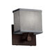 Textile LED 7 inch Dark Bronze ADA Wall Sconce Wall Light