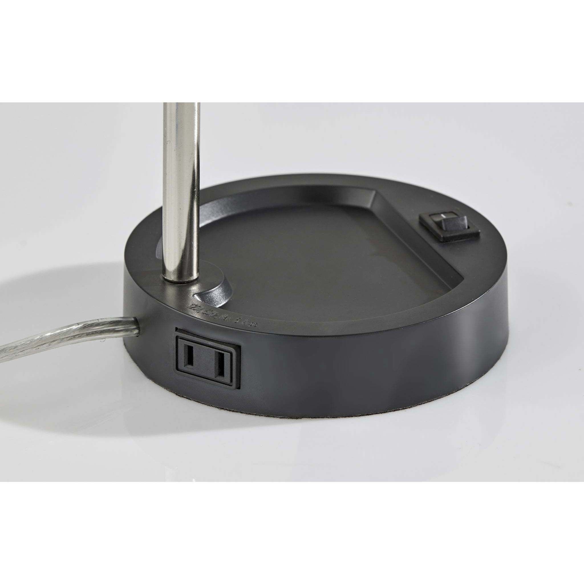 Slender 13.5 inch 4.00 watt Black Desk Lamp Portable Light, Simplee Adesso