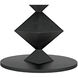 Katana 79 X 49 inch Matte Black Dining Table, Oval
