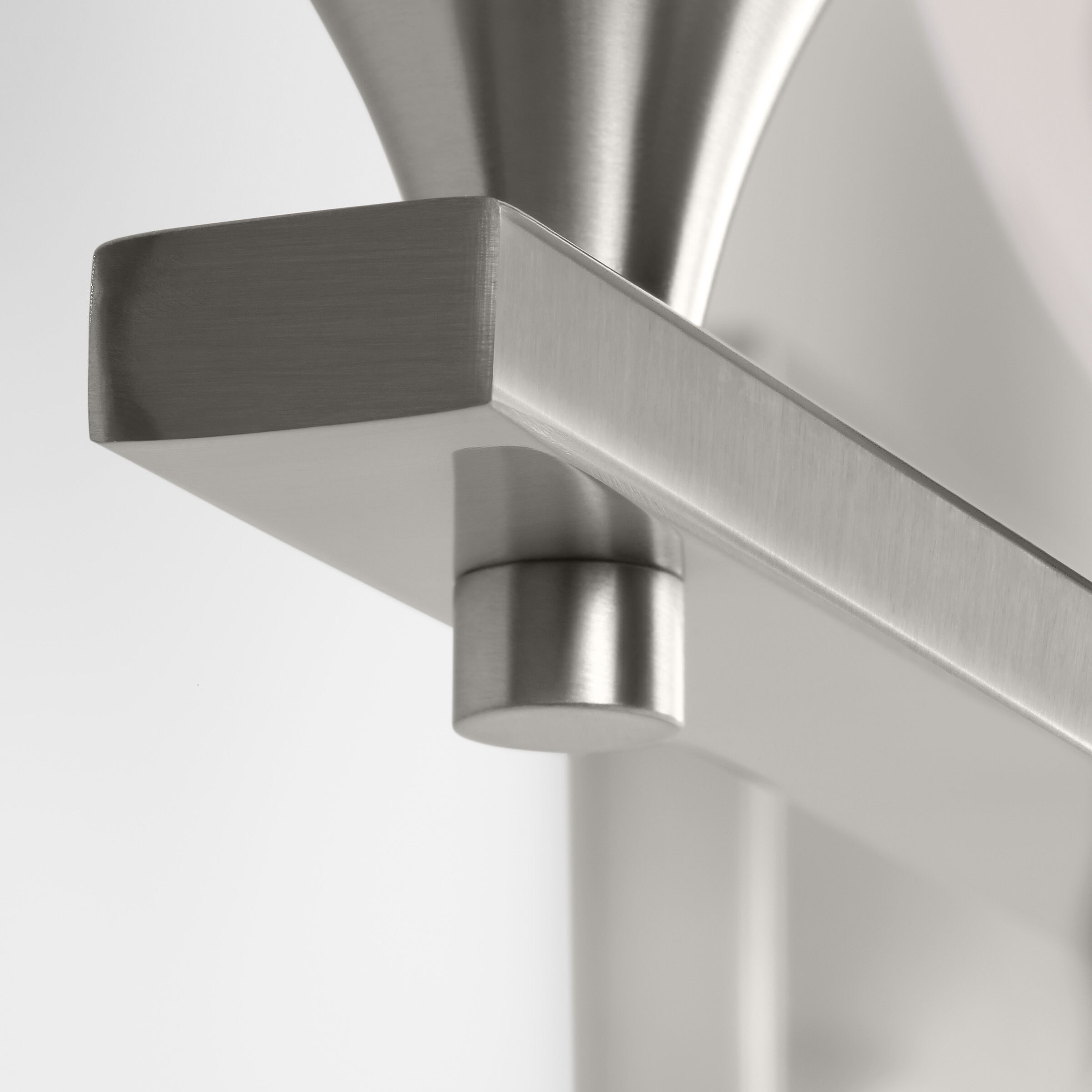 Drew & Jonathan Toffino 4 Light 36 inch Brushed Steel Wall Bath Fixture Wall Light