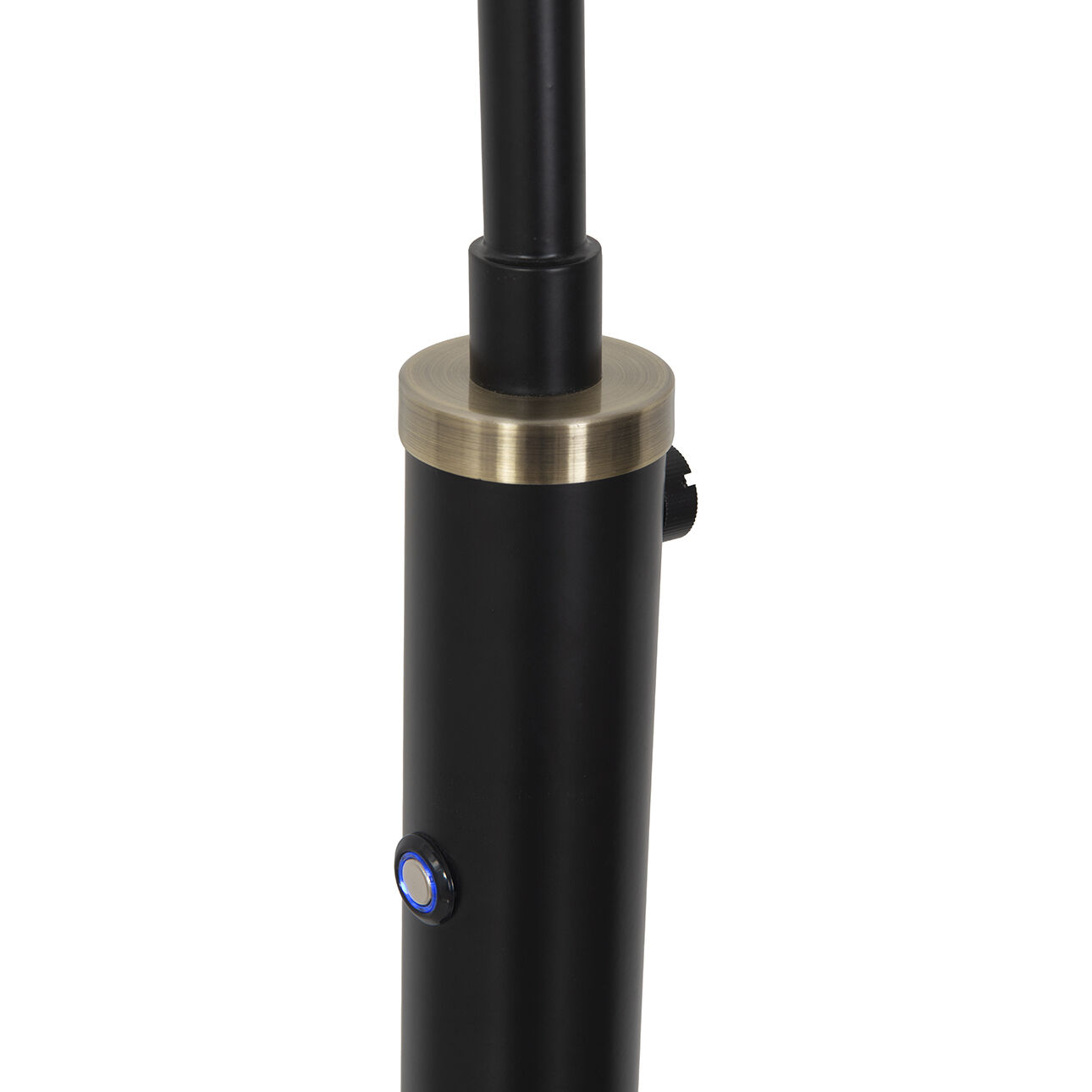 Redondo 86 inch 46.00 watt Matte Black and Weathered Brass Arc Floor Lamp Portable Light