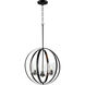Sentinel 3 Light 20.75 inch Black Single Pendant Ceiling Light