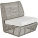 Dupont Pearl and Weathered Gray Outdoor Chair
