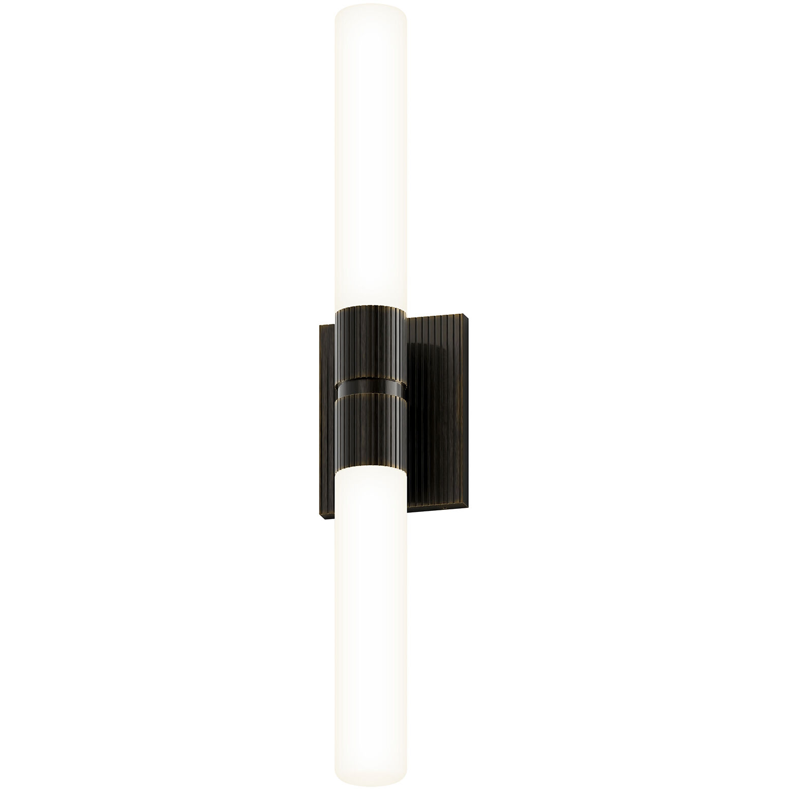 Scepter LED 4.5 inch Black Brass Bath Bar Wall Light