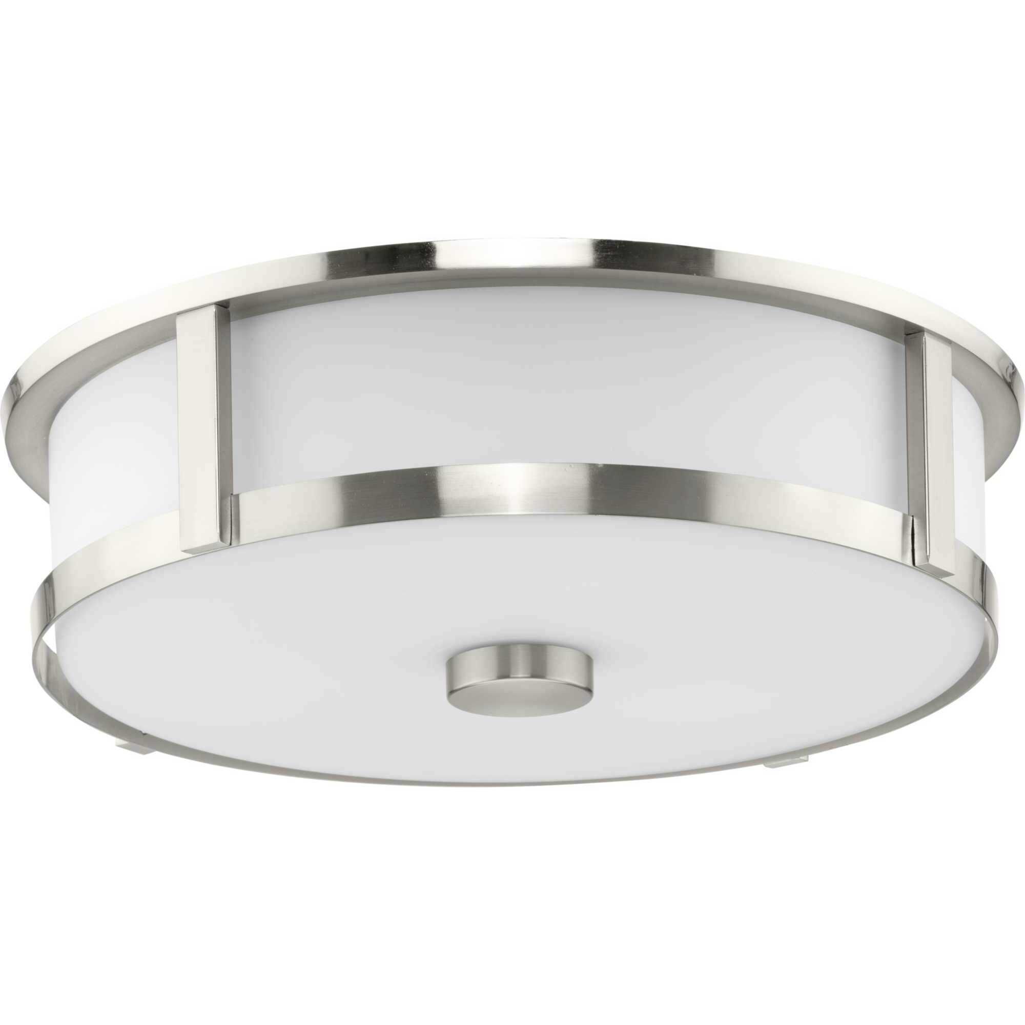 Gilliam LED 16.12 inch Brushed Nickel Flush Mount Ceiling Light