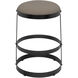 Dior 26 inch Matte Black Counter Stool