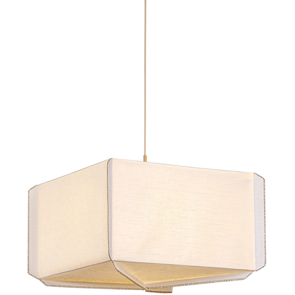 Louise 3 Light 25 inch Patina Gold Leaf Pendant Ceiling Light