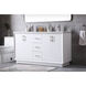 Hayes 60 X 22 X 35 inch White Vanity Sink Set