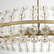 Selena 6 Light 10 inch Aged Brass Pendant Ceiling Light